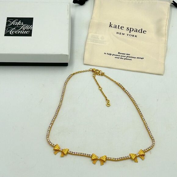 Women’s Kate Spade, New York butterfly crystal necklace - Picture 1 of 8